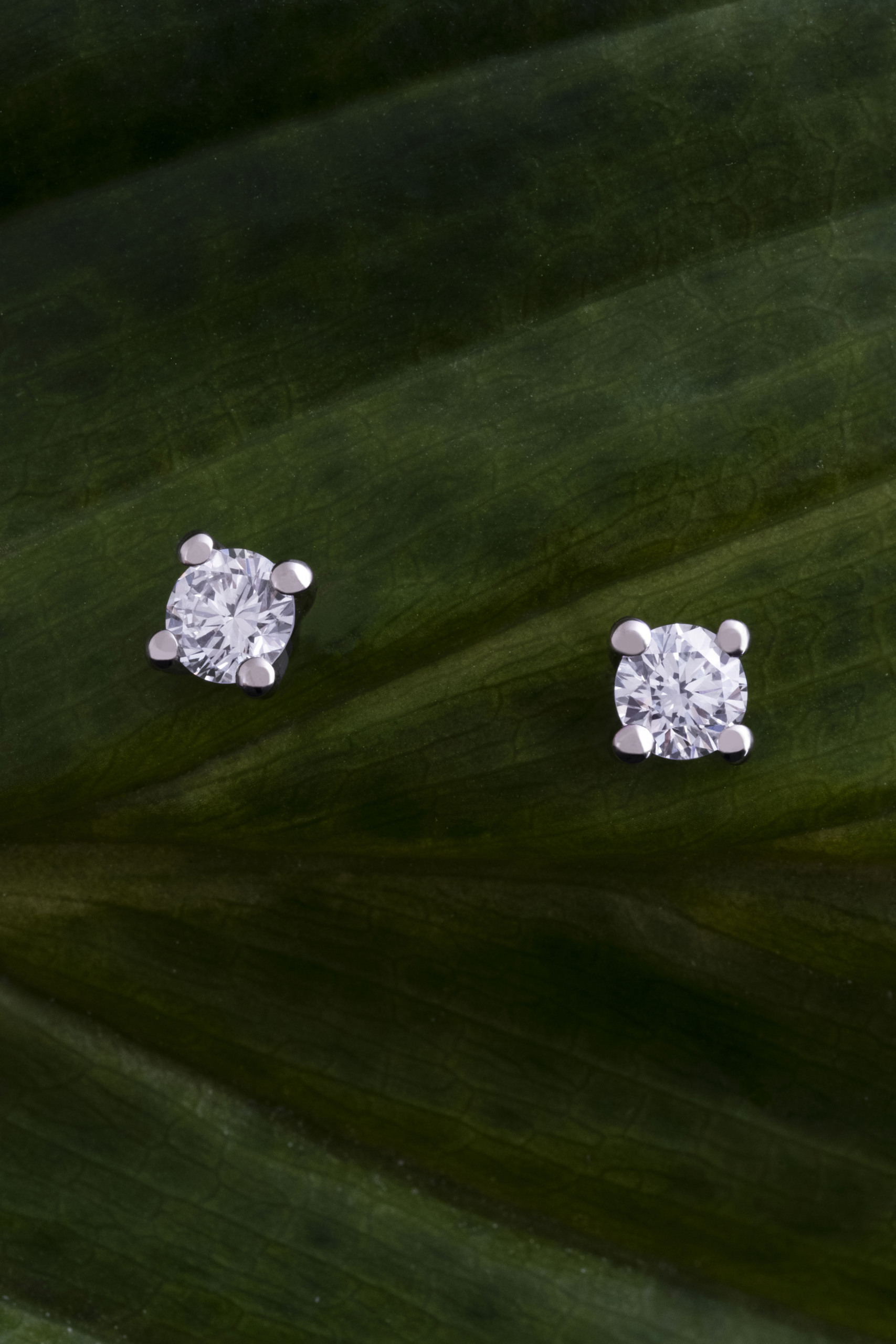FRONT - Custom-made diamond studs from Risto to Keit